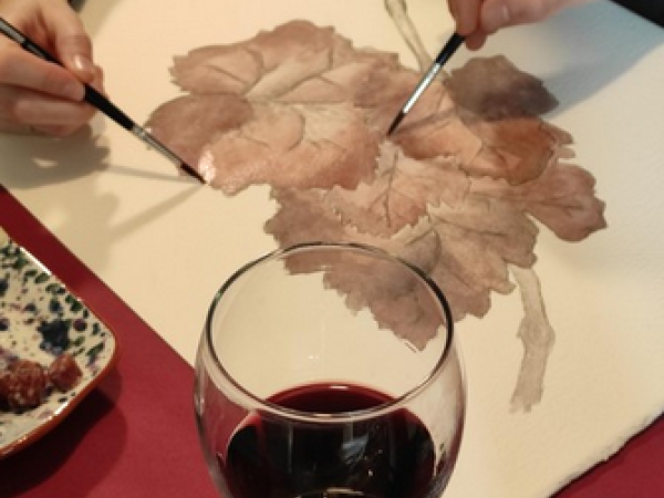 Romàntic Art, pintura amb vi per a parelles