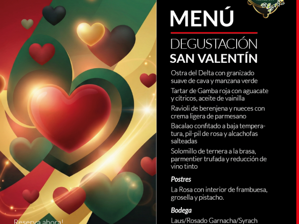 Menu Gastronomic de Sant Valentí
