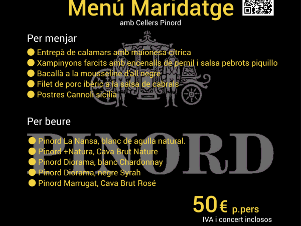 Sopar Maridatge amb concert de Bluegrass