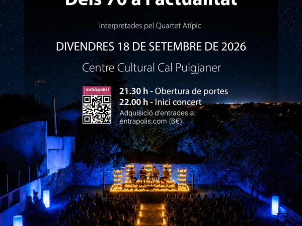 Nit d’Espelmes: "Clàssics del pop. Dels 70 a l'actualitat"