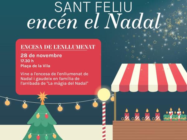 Sant Feliu encén el Nadal 
