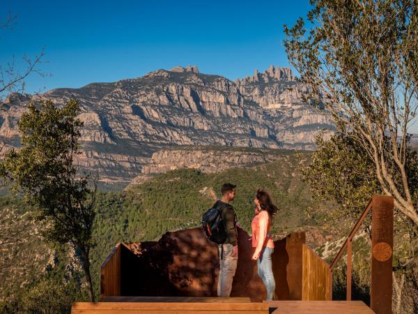 Balcó de Montserrat al Mirador del Coll de les Espases d'Olesa de Montserrat