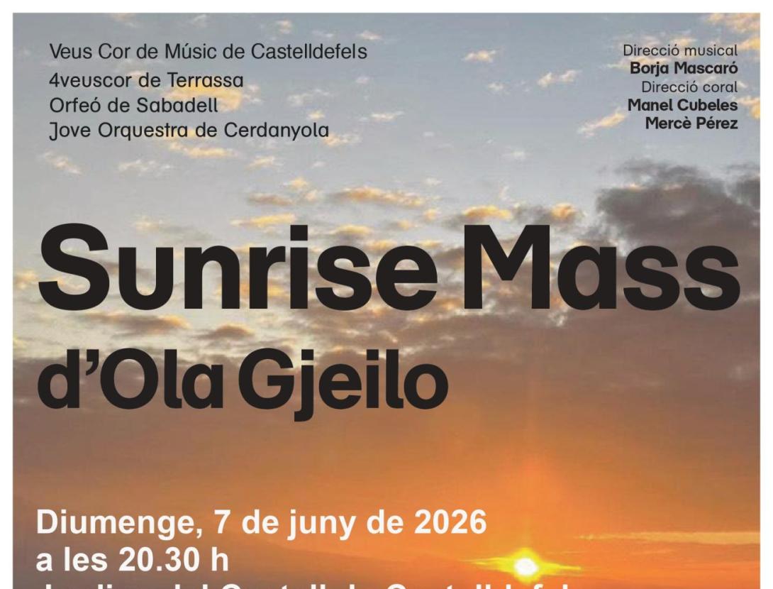 Sunrise Mass concert coral amb orquestra