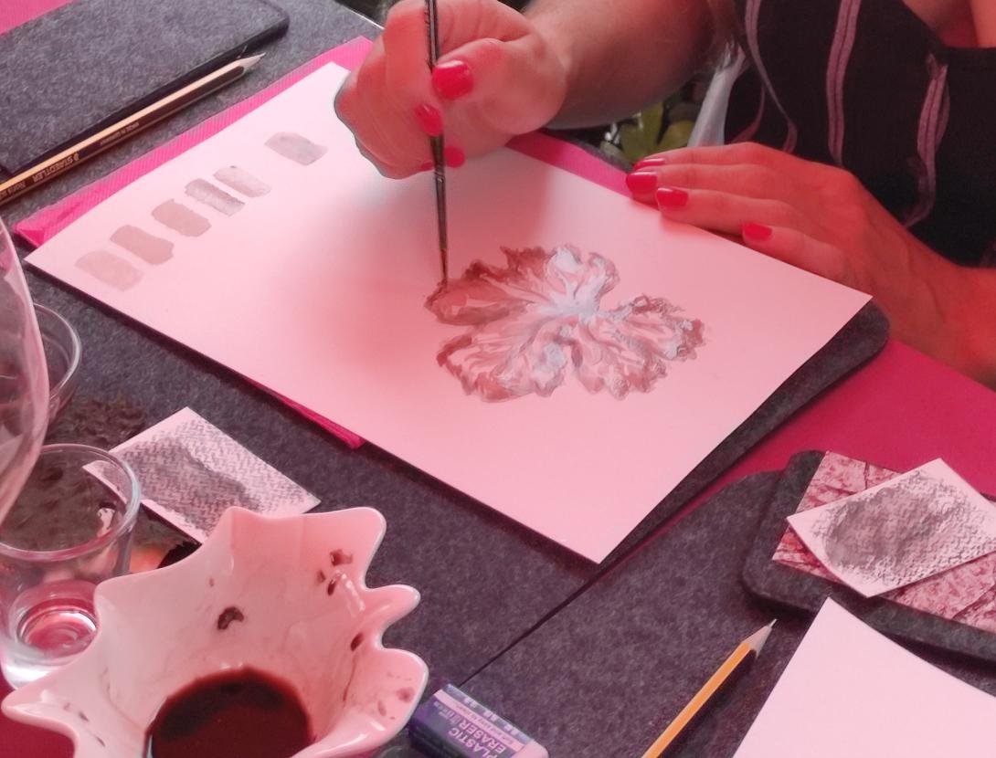 Suvi-e, connectant el pinzell al cor. Pintura japonesa i pintura amb vi