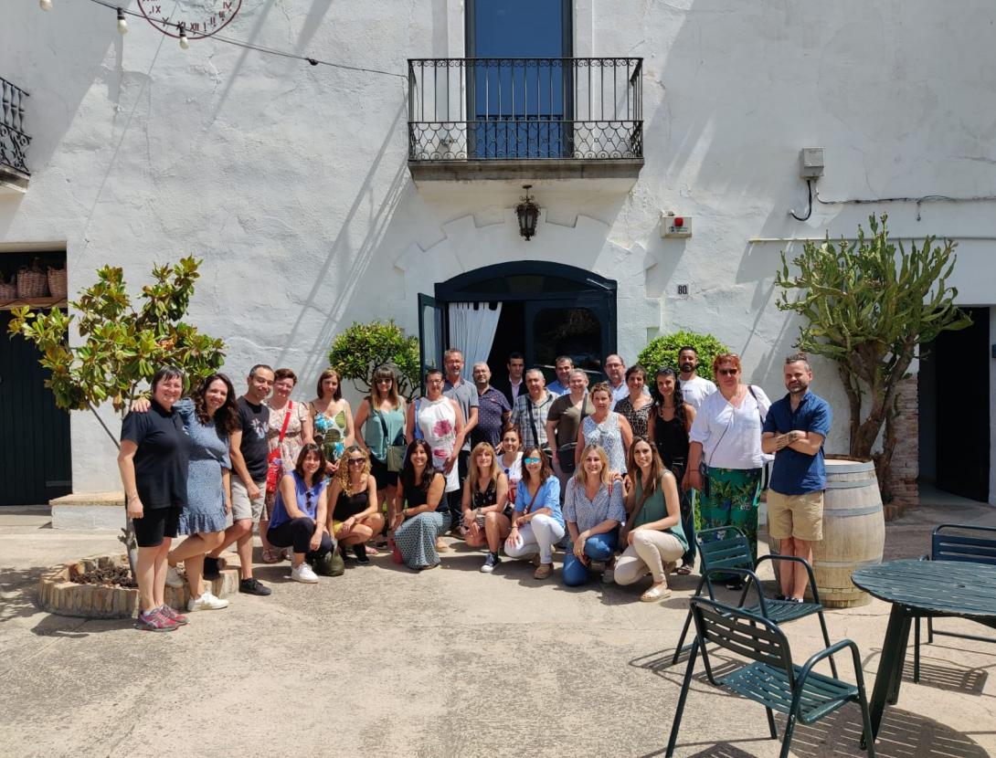 Els Punts d'Informació del Baix Llobregat visiten la finca Ca n'Estella de Sant Esteve Sesrovires