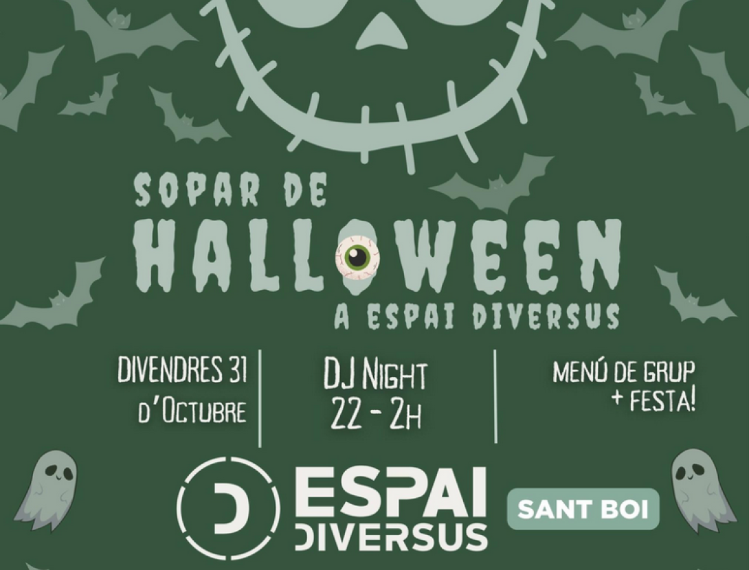 Sopar de Halloween + Festa amb DJ