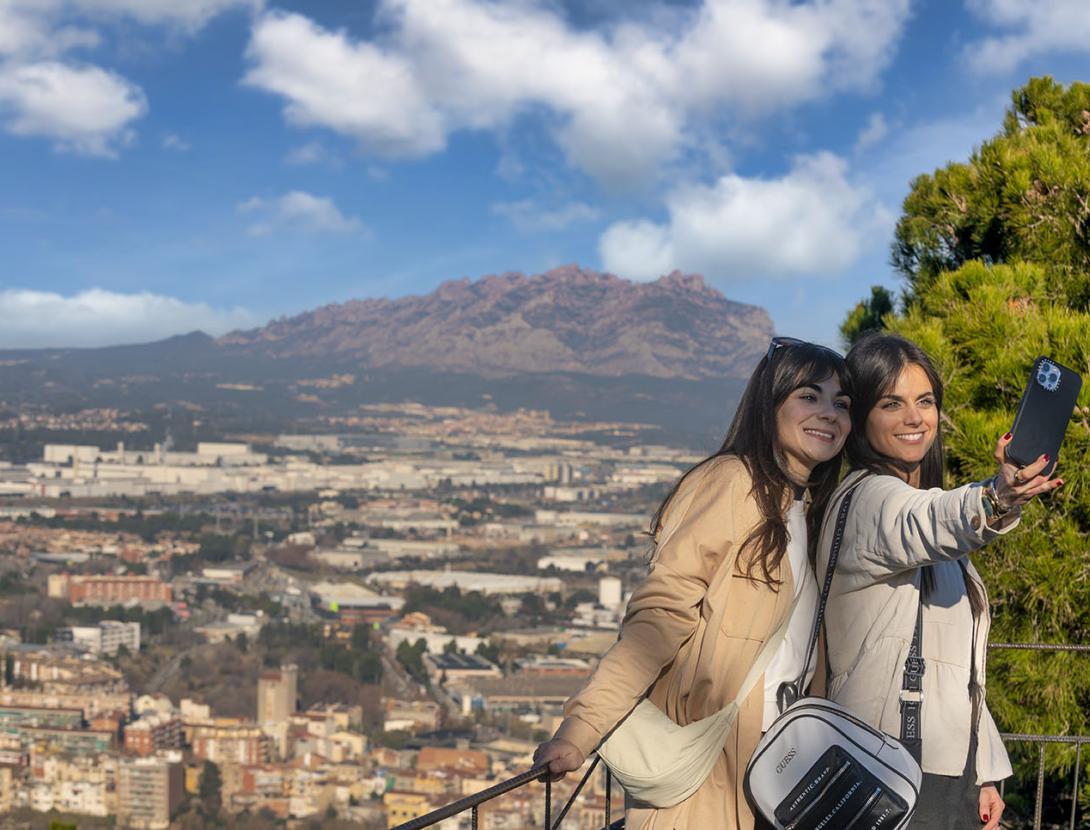Balcó de Montserrat a la Torre Griminella de Martorell